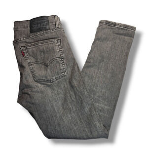 EUC Levi's 510 Skinny Flex Stretch Fit High Rise Jeans Sz. 30x28 Washed Black